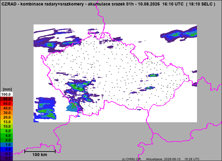 Precipitation estimates - Weather radar estimates combined with rain gauge measurement