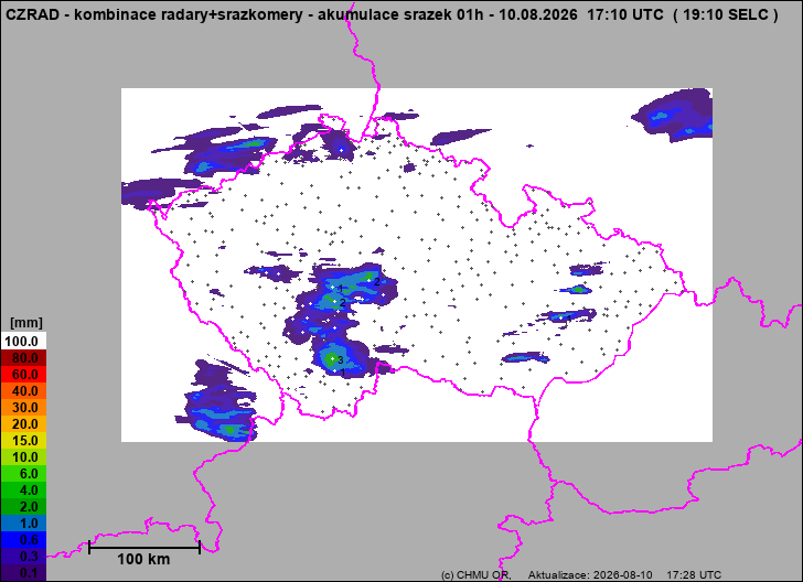 Precipitation estimates - Weather radar estimates combined with rain gauge measurement