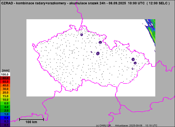 Precipitation estimates - Weather radar estimates combined with rain gauge measurement