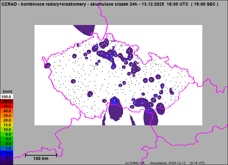 Precipitation estimates - Weather radar estimates combined with rain gauge measurement