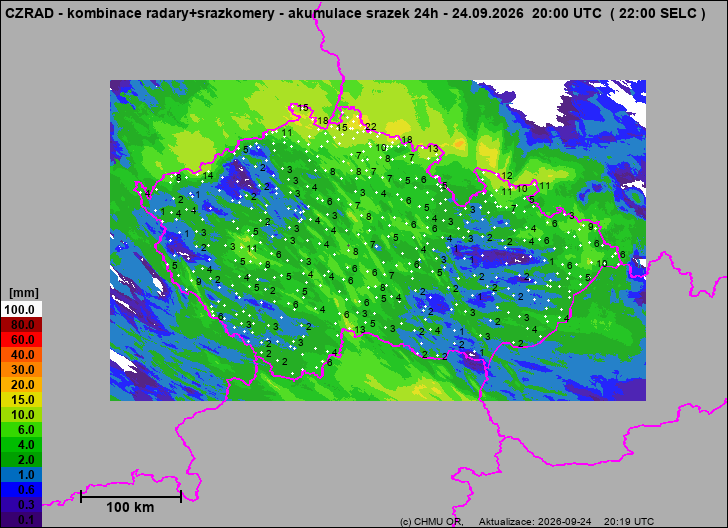 Precipitation estimates - Weather radar estimates combined with rain gauge measurement
