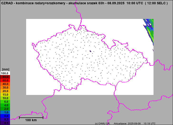 Precipitation estimates - Weather radar estimates combined with rain gauge measurement