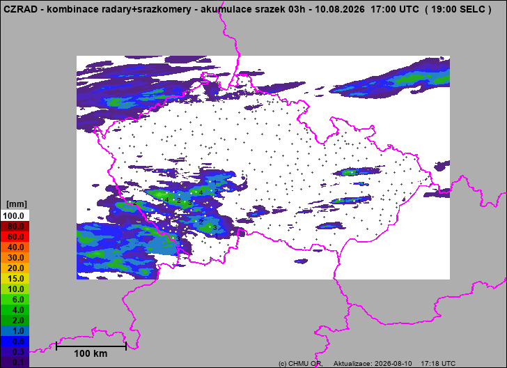 Precipitation estimates - Weather radar estimates combined with rain gauge measurement
