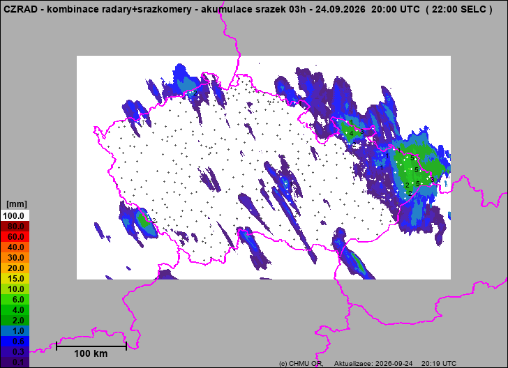 Precipitation estimates - Weather radar estimates combined with rain gauge measurement