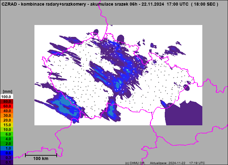 Precipitation estimates - Weather radar estimates combined with rain gauge measurement