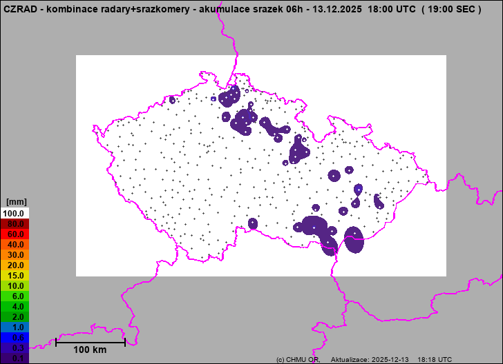 Precipitation estimates - Weather radar estimates combined with rain gauge measurement