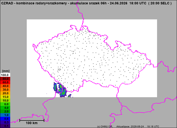 Precipitation estimates - Weather radar estimates combined with rain gauge measurement